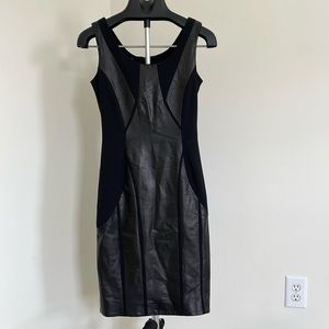Danier Leather Panel Dress, NWOT, Never Used